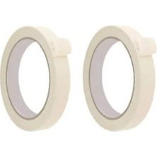 Odea 18MM x 25M Kağıt Bant, 2 Adet Maskeleme Bandı, Boya Için Uygun