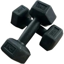Odea Köşeli Plastik Dambıl Ağırlık Seti, Fitness Için Ideal