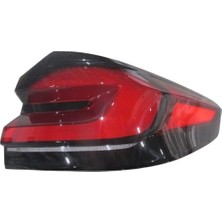 Bzt Bmw 5 Seri- G30- 20/22; Dış Stop Lambası Sağ Kırmızı/beyaz (Ledli) (F90/LCI) (E Marklı) 63218493812