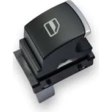 Odea Sağ Ön Kapı Cam Açma Düğmesi - Krom Kaplama (Vw Tiguan Uyumlu 2012-2015)
