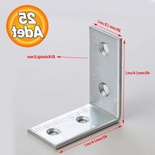 Odea Metal L Demiri, 20X40X40 mm (25 Adet) Mobilya Destek Seti