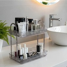Odea Duman Gri Renkli Banyo Düzenleyici Organizer Raf