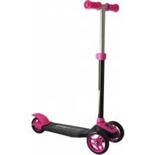 Furkan Cool Wheels Pembe Twist 3 Tekerlekli Scooter Yüksekliği Ayarlanabilir 50 kg Taşıma Kapasiteli Çocuklar İçin