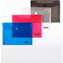 Odea Kırmızı Çıtçıtlı Dosya, A6 Boyut, Pratik Kullanım Için