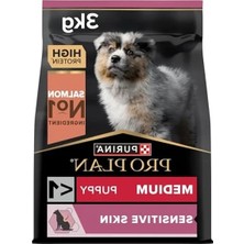 Odea Yavru Köpekler Için Somonlu Tam Kuru Mama, 3 kg