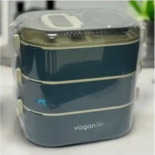 Nusrat Bilişim Vagon Beslenme Kabı Paslanmaz Çelik Lunchbox VGN-7163 - Karma