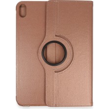 Starseven Ipad 2022 10.9 (10.nesil) Kılıf 360 Tablet Deri Kılıf - Gold