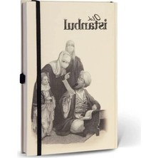 Odea Çizgili Lastikli Eski Istanbul Temalı Journal