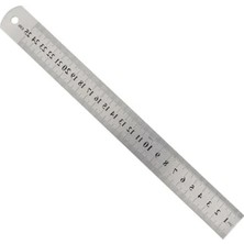 Odea 25 cm Boyunda Çelik Cetvel, Ölçüm ve Çizim Için Dayanıklı Araç