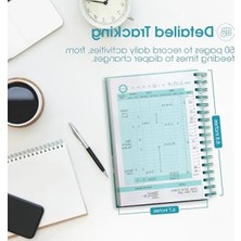 Odea Yenidoğan Bebeğiniz Için Kolay Kullanımlı Günlük Defter - 50 Sayfa