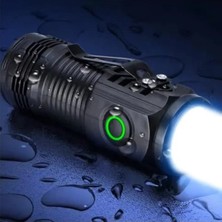 Odea Ultra Güçlü Mini LED El Feneri, USB Şarjlı ve Yüksek Parlaklık