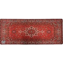 Odea Mavi Halı Desen Baskılı Mouse Pad - Kaymaz ve Bilek Destekli