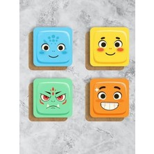 Odea Ahşap Baskılı Pokemon Temalı 4'lü Bardak Altlığı Seti (9x9 Cm)