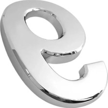 Odea Krom Renk Yapışkanlı Kapı Numarası - 50 mm