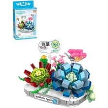 Odea Çiçek Buketi Figürü, Loz Micro Block Serisi, 370 Parça