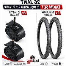 Odea Bisiklet Dış Lastik ve Iç Lastik Takımı, 26X1.95 Boyutunda