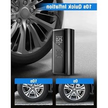 Odea Şarjlı Lastik Şişirme Kompresörü, LCD Ekranlı Basınç Takibi