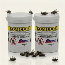 Almer Kimya Almer Komodor Suda Eriyen Granül 25  Wg Sinek Yemi 100 gr x 2 Adet