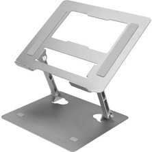Odea Katlanabilir Laptop Yükseltici Standı, Metal ve Ayarlanabilir