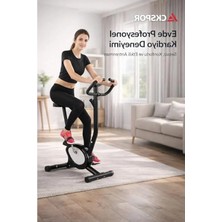 Odea LCD Ekranlı Dikey Kondisyon Bisikleti - Ayarlanabilir Direnç