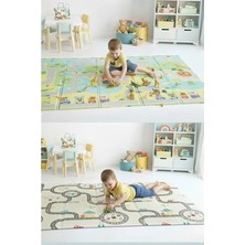 Odea Kaymaz Oyun Matı - 200CMX130CM, Su Geçirmez, Taşıma Çantası Hediyeli