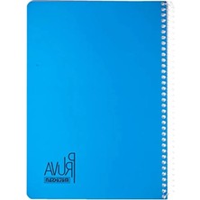 Odea A4 Karton Kapaklı Spiralli Defter - 144 Yaprak, Çizgili