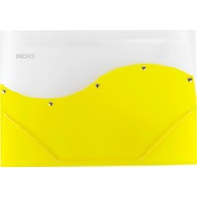 Noki S Seri Sarı 12 Bölmeli Lastikli Dosya 32,5 cm x 25 cm Ölçülerle Kullanışlı
