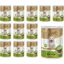 Odea 12 Adet 400 gr Yetişkin Kedi Konserve Maması - Kuzulu ve Jöleli