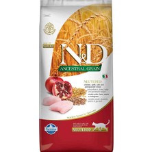 N&d Düşük Tahıllı Tavuklu ve Narlı Kısırlaştırılmış Kedi Maması 10 kg