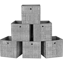 Odea 6'lı Set Dokunmamış Kumaştan Saklama Kutuları, Katlanabilir