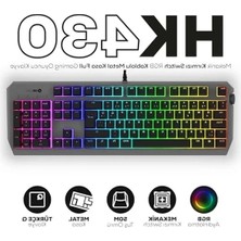 Odea Mekanik Rgb Kablolu Gaming Klavye, Metal Kasa Tasarımı