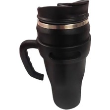 Odea 1200 ml Kapasiteli Çelik Termos Bardak, Siyah