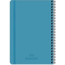 Odea 17X24 cm Çizgili Spiralli Defter - 100 Yaprak, Mavi