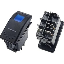 Odea Su Geçirmez LED Işıklı 5 Pin On/off Anahtar Düğmesi