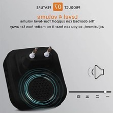 Odea Su Geçirmez Kablosuz Kapı Zili, 300 Metre Mesafe ile Kullanım