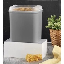 Odea Gri Renkli 4500 ml Kapasiteye Sahip Saklama Kabı