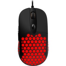 MF Product Strike 0579 Rgb Kablolu Gaming Mouse 3200 DPI Siyah Oyun İçin Ergonomik Tasarım