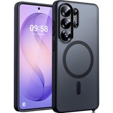 M.TK Moveteck Samsung Galaxy S26 Ultra Kılıf Kamera Çıkıntılı Magsafe Şarj Destekli Hassas Tuşlu Yumuşak Kenarlı Mat Flet Kapak