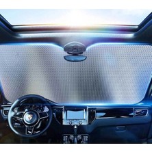 Senka Mey Ithalat® Araç Ön Cam Güneşlik Uv ve Isı Koruma Katlanabilir Toyota Corolla Skoda Superb Dacia D