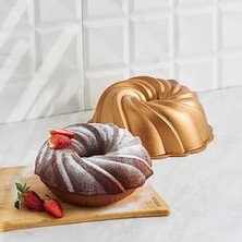 Odea 24 cm Döküm Kek Kalıbı, Gold Renk