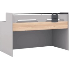 Palmera Lagom Compact Ranza Mini 100X200 - Modern Çocuk Ranzası 100X200 Gri