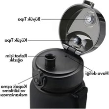 Odea 500ML Motivasyon Su Matarası, Çift Renkli ve Ergonomik Tasarım