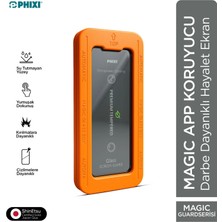 Phixi iPhone 14 Pro Max Magicapp Hayalet Cam Aparatlı Gizlilik Ekran Koruyucu – Maksimum Koruma ve Gizlilik