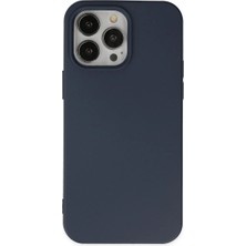 Mudanis Iphone 14 Pro Kılıf Nano Içi Kadife Silikon - Lacivert