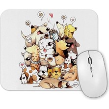Dekado Dogs Pug Köpek Mouse Pad