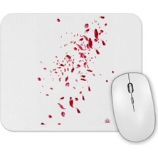 Dekado Petolas Branca Feminina E Masculina Mouse Pad