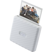 Fujifilm Instax Wide Link Beyaz Akıllı Telefon Yazıcısı 10 Sayfa Kapasite ile Tam Dolu Kartuşlu