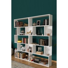 The Violett Xxl 12 Raflı 180 cm Kitaplık