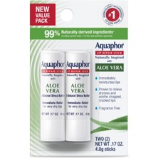 Aquaphor Lip Repaır Stıcık Naturally Inspired With Aloe Vera 2'li Lip Balm