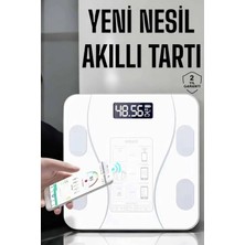 Starseven Tartı Baskül Dijital Elektronik Tartı Vücut Analiz Wifi Akıllı Ölçer
